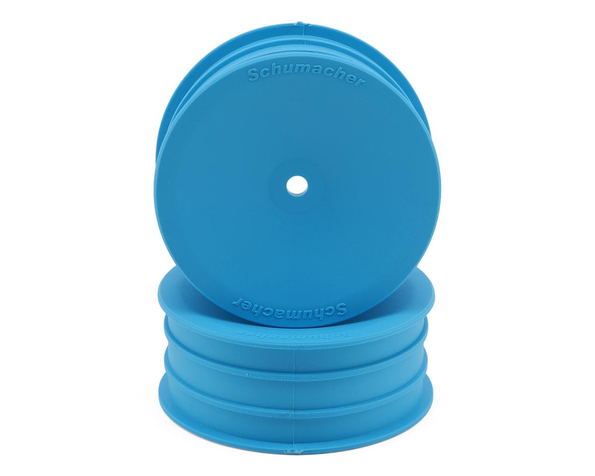Schumacher 2.2" Front 2WD Buggy Wheels (Blue) (2)