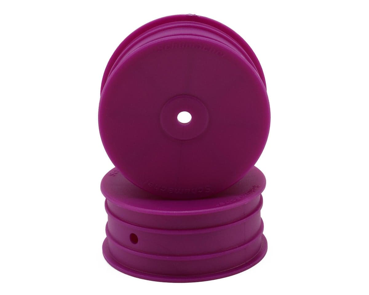 Schumacher 2.2" Front 4WD Buggy Wheels (Purple) (2)