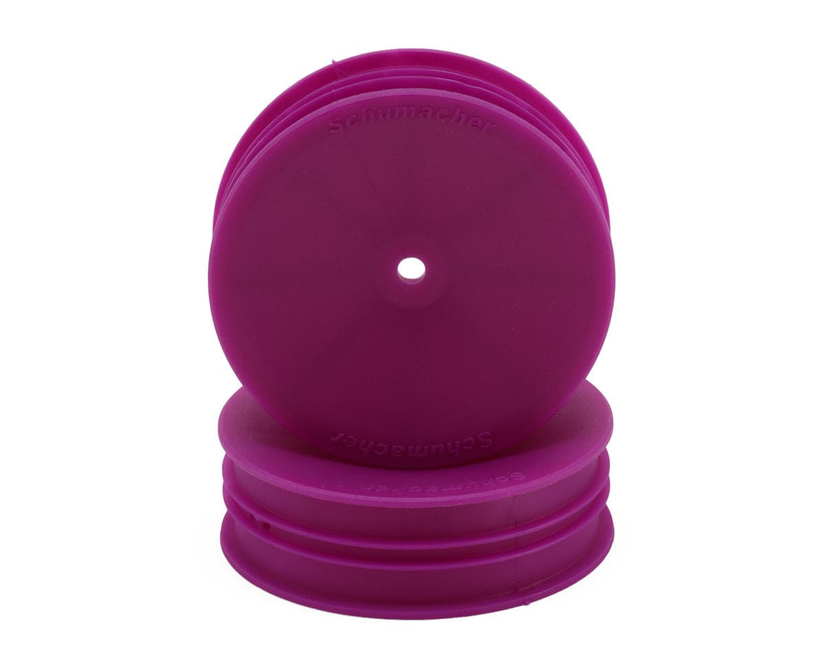 Schumacher 2.2" Slim 2WD Front Buggy Wheels (Purple) (2)