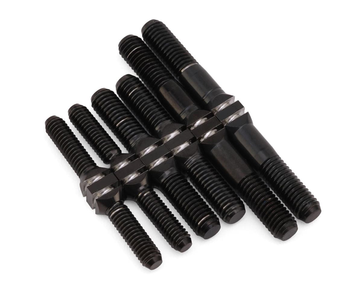 J&T Bearing Co. HongNor X5B Titanium "Milled" Turnbuckles Set (Black)