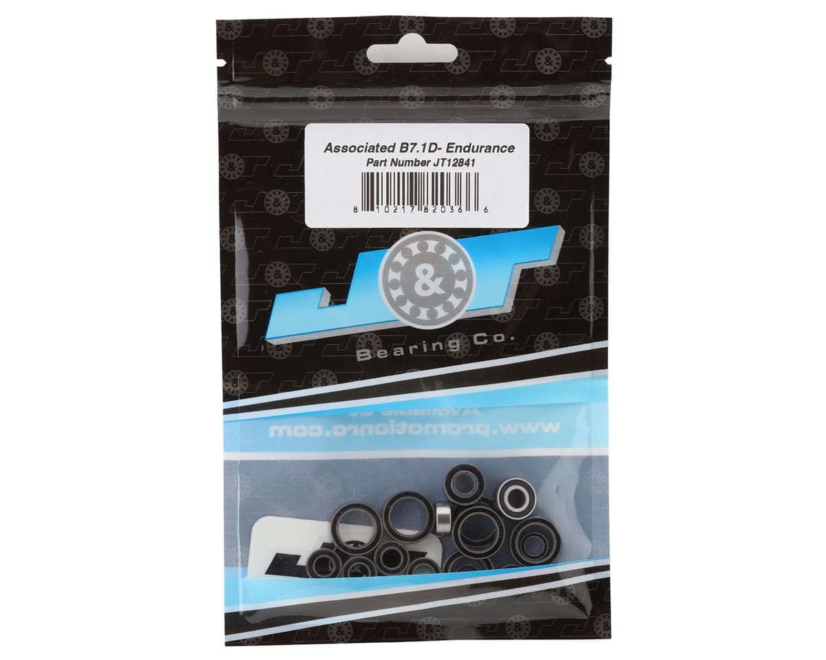J&T Bearing Co. Team Associated RC10B7.1D Ball Bearings Kit (Endurance)