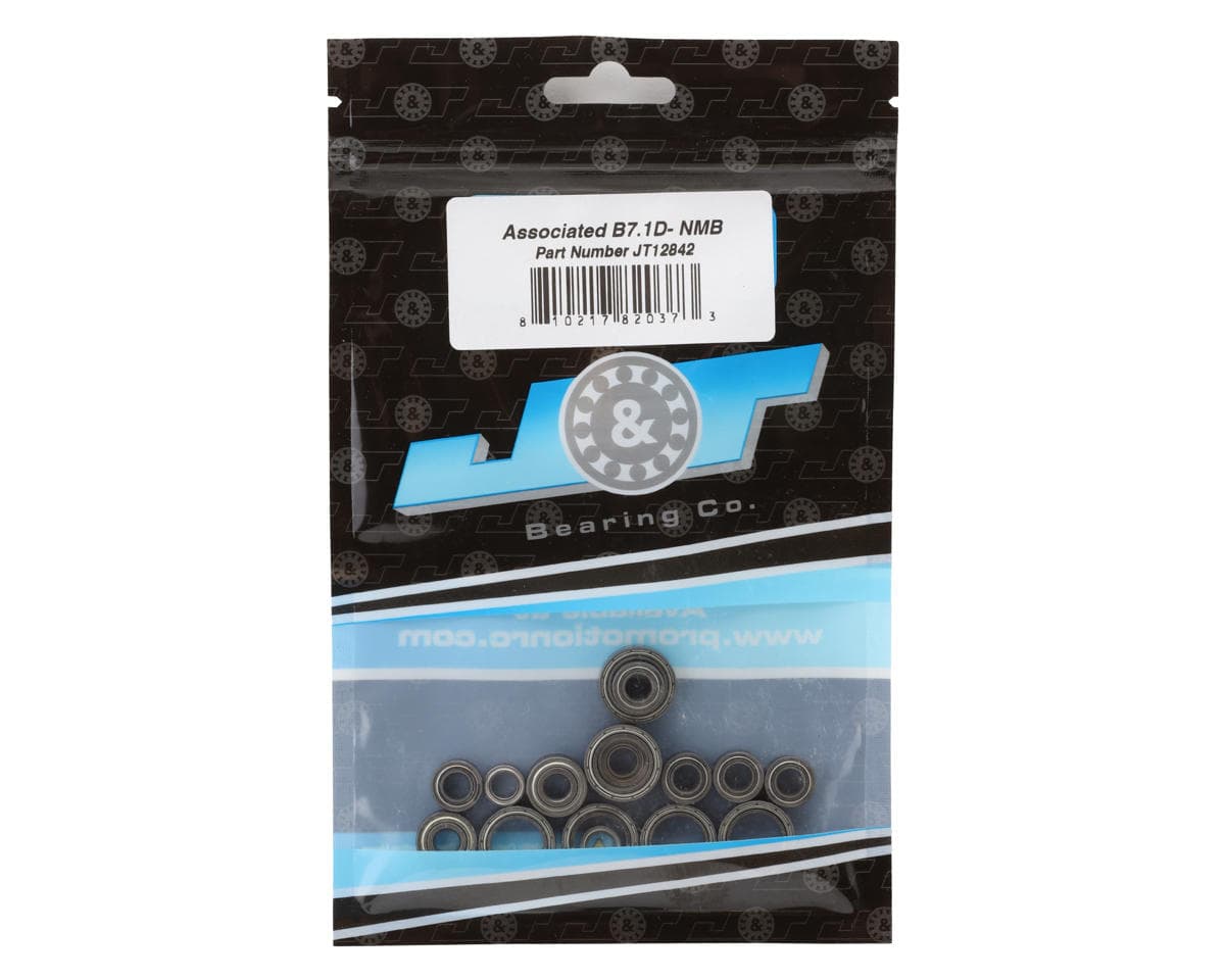 J&T Bearing Co. Team Associated RC10B7.1D Ball Bearings Kit (NMB)