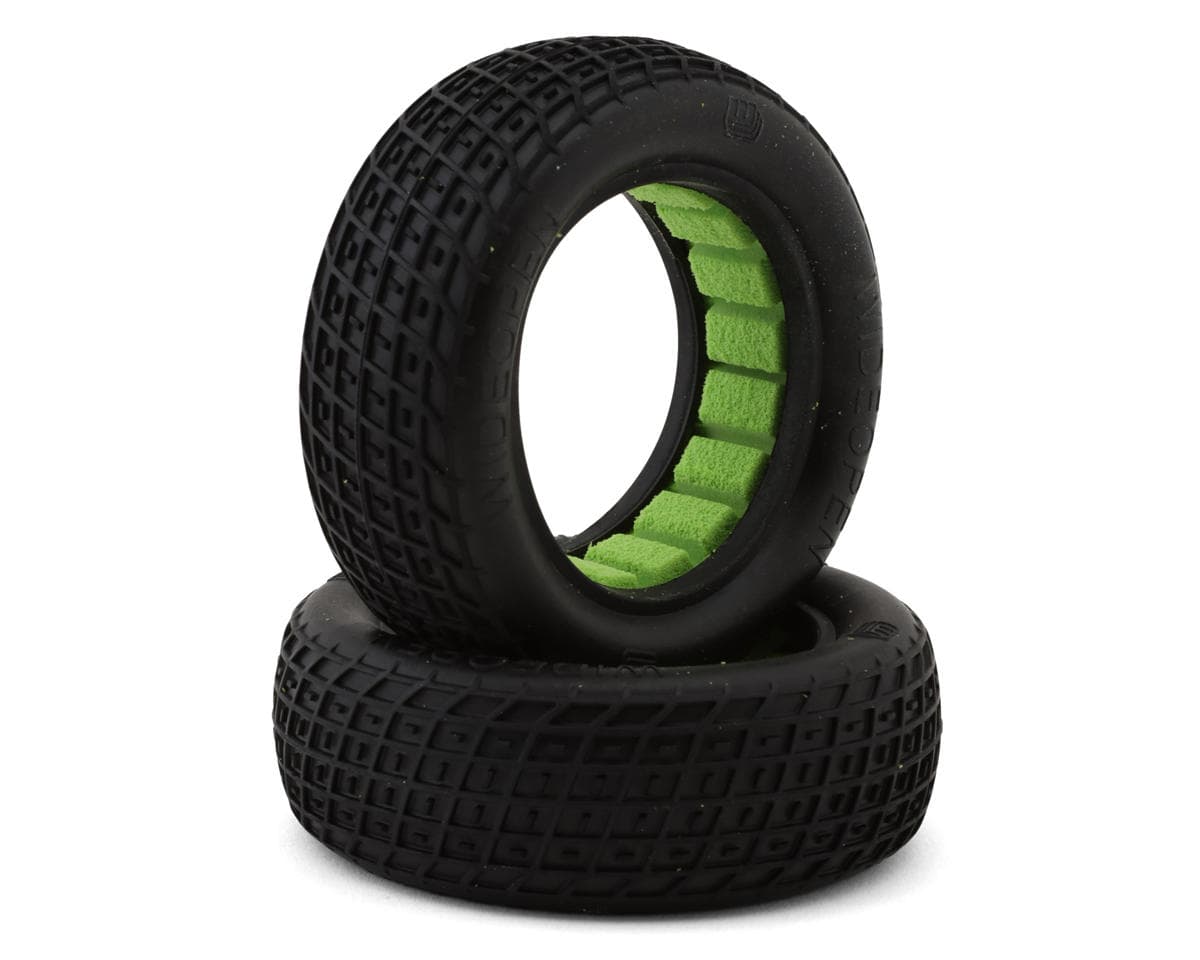 Whitz Racing Products Wideopen 2.2" 2WD Front Buggy Dirt Oval Tires (2) (Medium) w/Foam Inserts