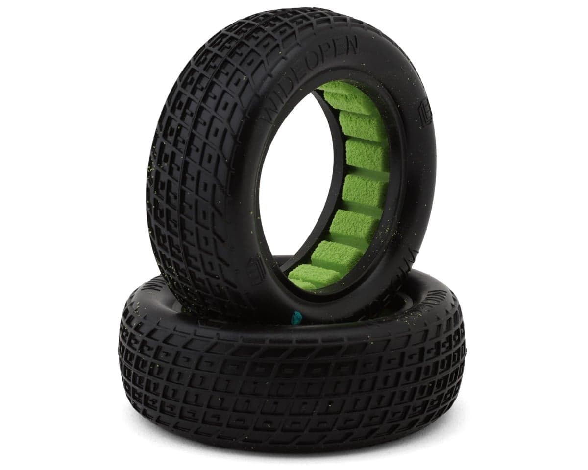 Whitz Racing Products Wideopen 2.2" 2WD Front Buggy Dirt Oval Tires (2) (Super Soft) w/Foam Inserts