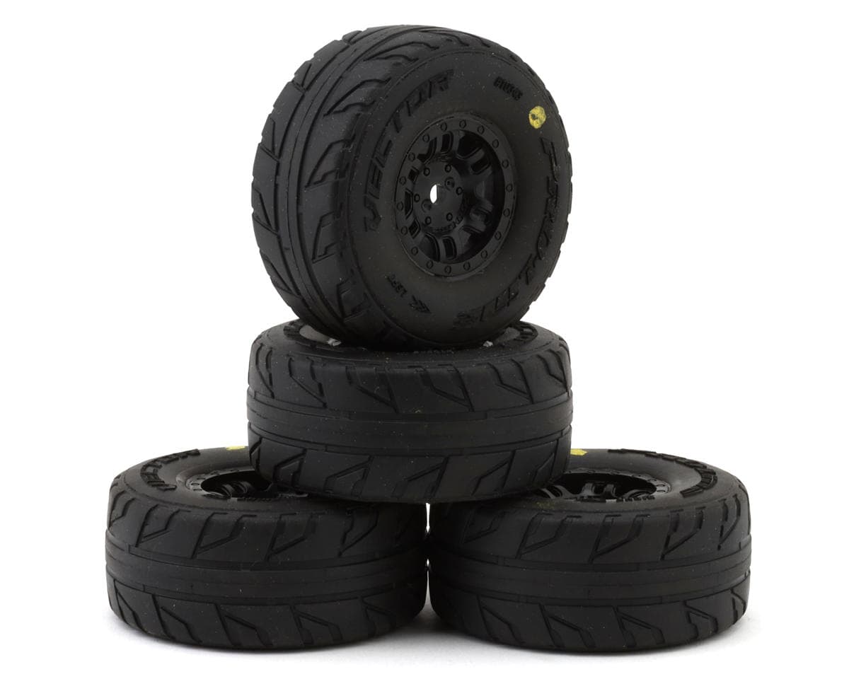Pro-Line Mojave Grom Vector Pre-Mounted Tires (Black) (4) w/12mm Hex
