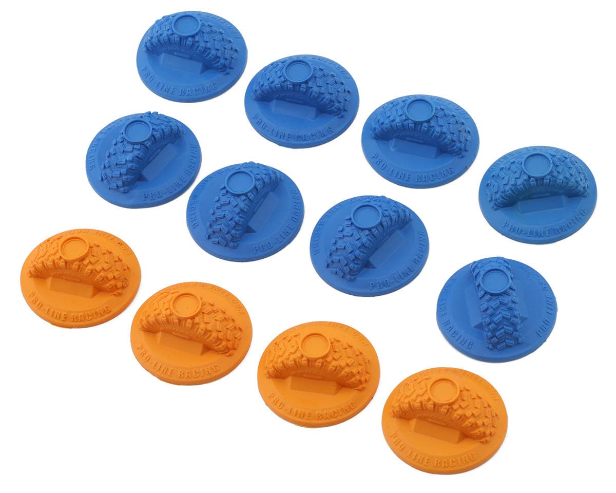 Pro-Line Micro Trail Gate Markers Set (Blue & Orange) (12)