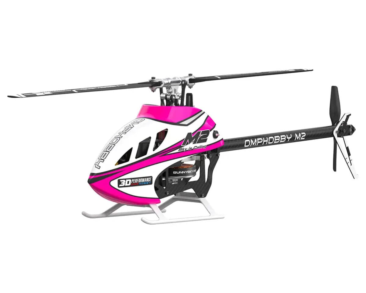 OMPHobby M2 V3 Sport BNF Performance Electric Helicopter (Pink)