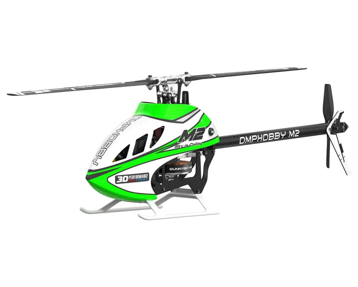 OMPHobby M2 V3 Sport BNF Performance Electric Helicopter (Green)