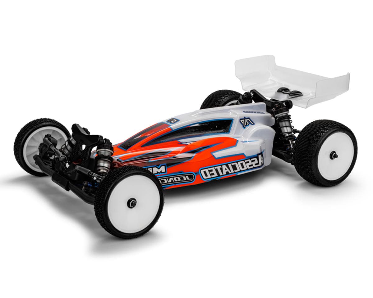 JConcepts Associated RC10B7/B7D "Dragonator" 1/10 Buggy Body w/Rear Wings (Clear)