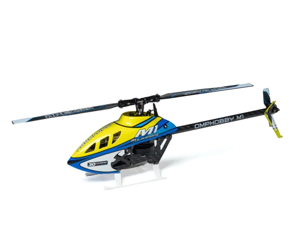OMPHobby M1 V3 Pro BNF Electric Helicopter (Yellow)