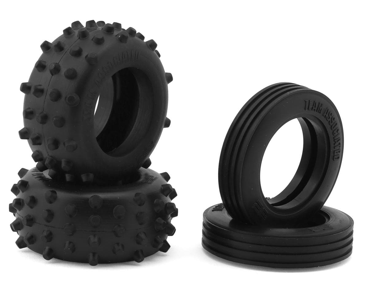 Team Associated RC10 Model 24 Front & Rear Tire Set