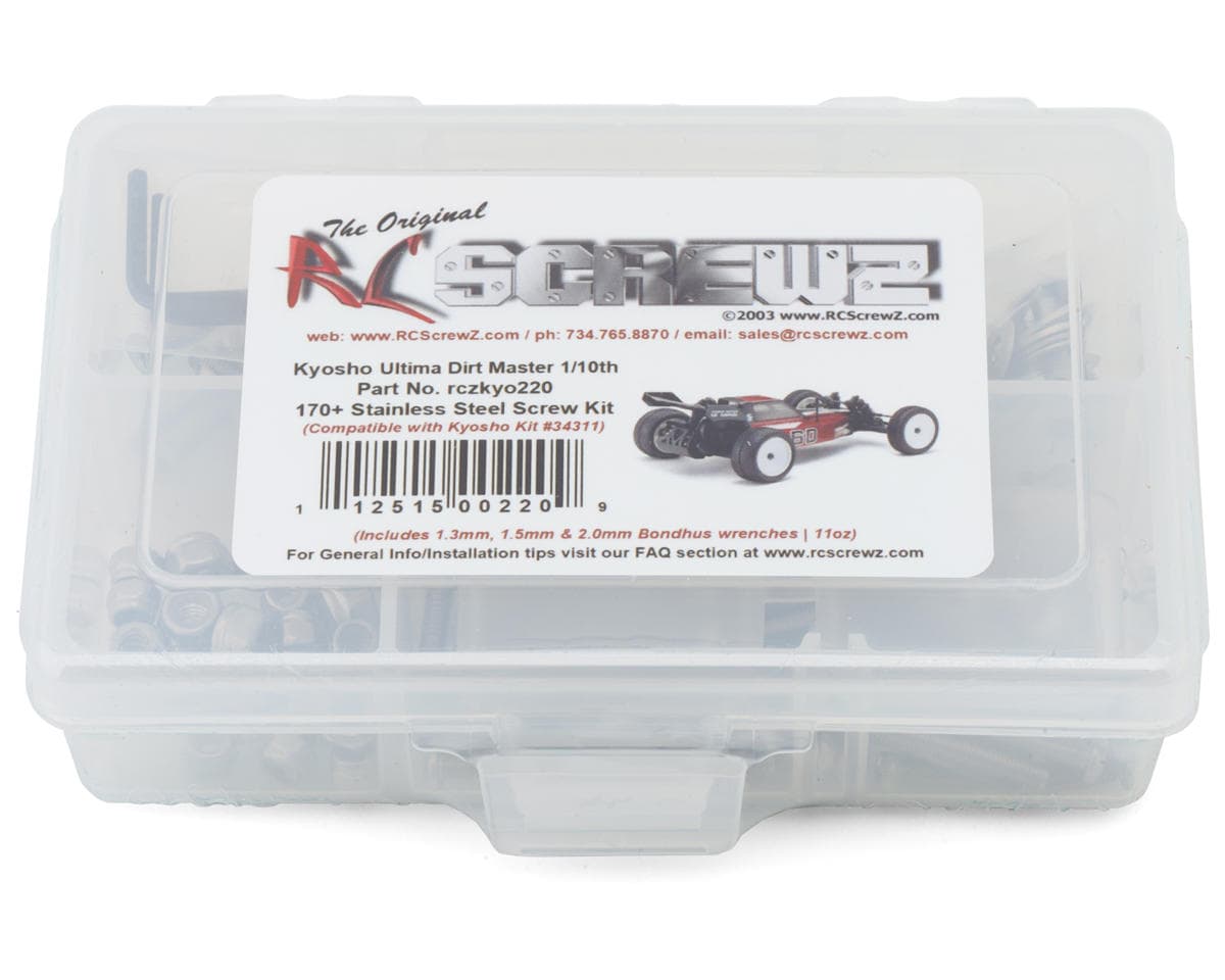 RC Screwz Kyosho Ultima Dirt Master Stainless Steel Screws Kit