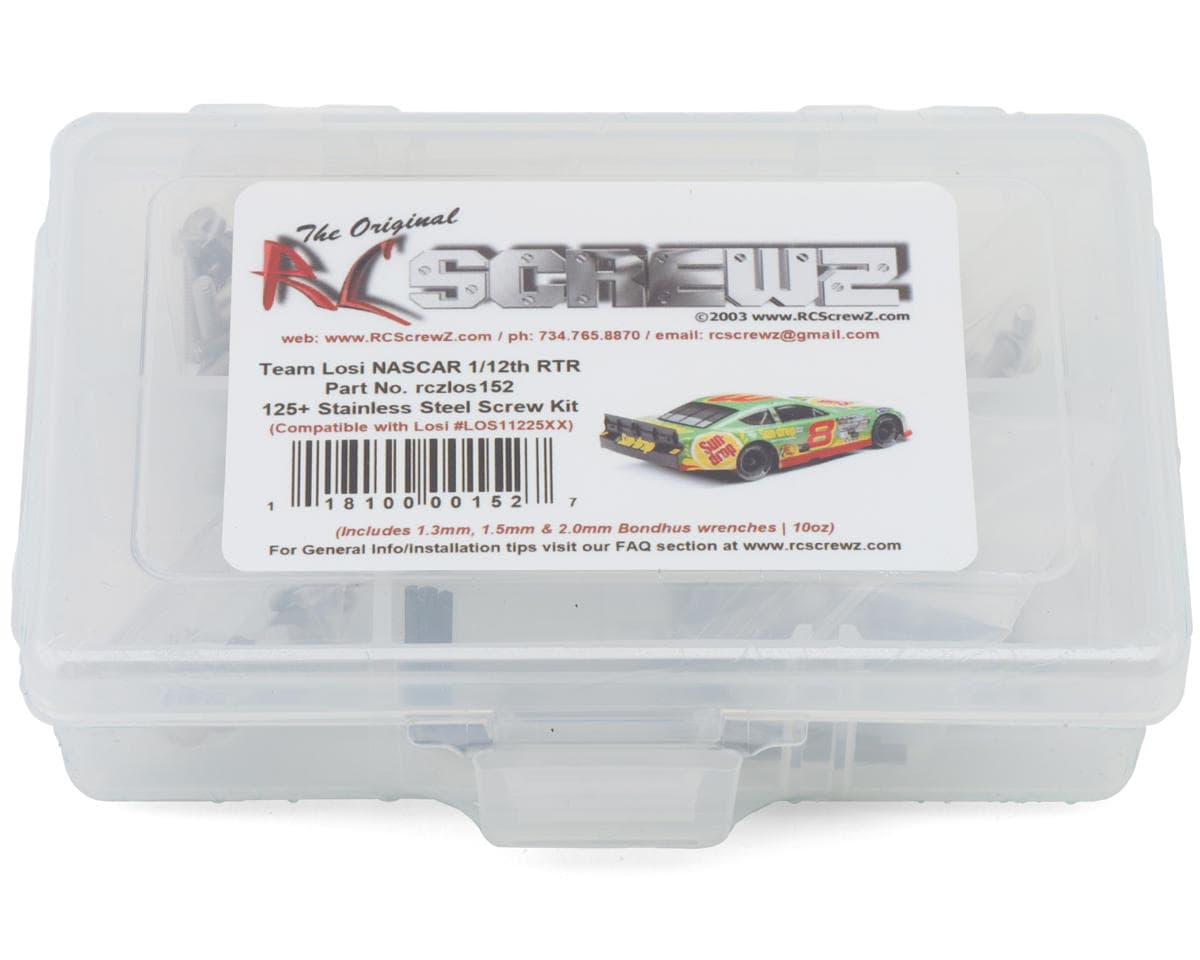 RC Screwz Losi Nascar Stainless Steel Screws Kit