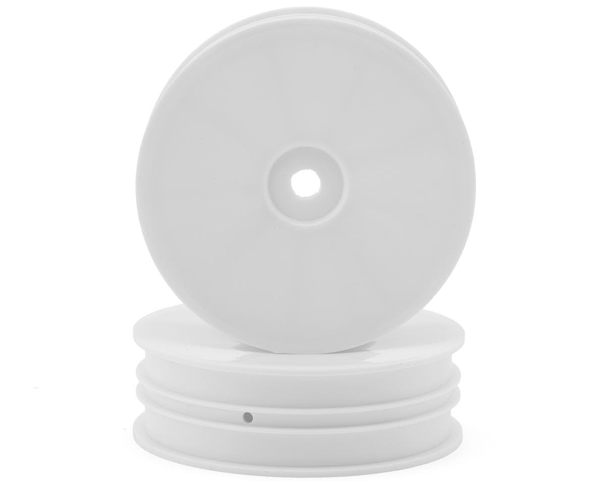 Hudy XB2 Slim V2 "Aerodisk" 2WD Front Buggy Wheels (White) (2) (Hard)