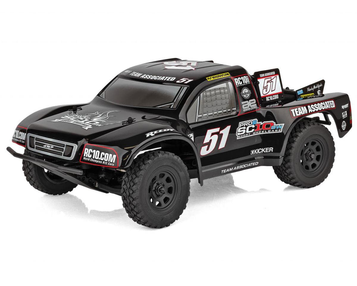 Team Associated Pro2 SC10SW 1/10 RTR 2WD Brushless Short Course Truck (Black) w/2.4GHz Radio