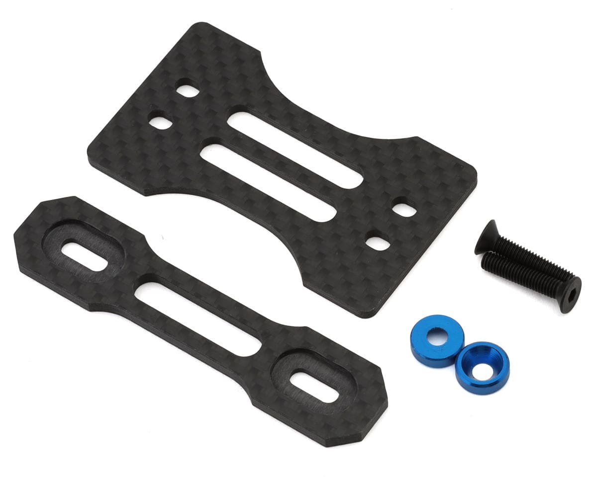 HongNor X5B One Piece Carbon Fiber Rear Wing Mount Brace & Button Set