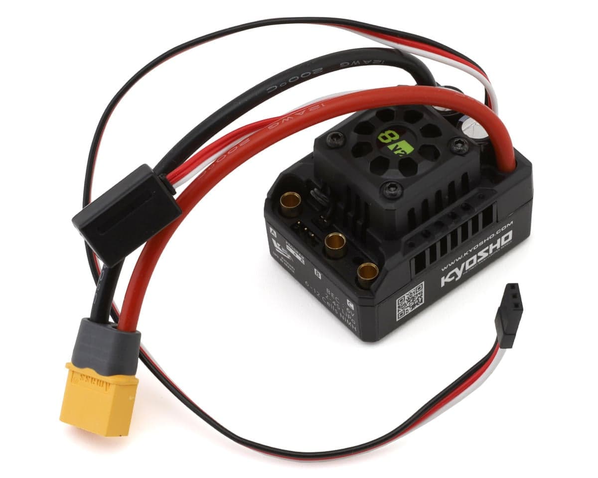 Kyosho Speed House Brainz 8 V2 120A Sensorless Brushless ESC (2-4S)