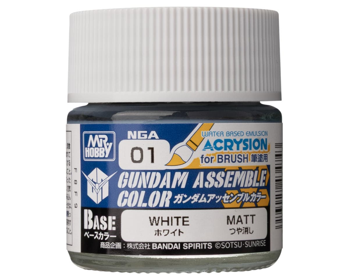 GSI Creos Mr. Hobby Gundam Assemble Color Base Acrysion Acrylic Paint (White)