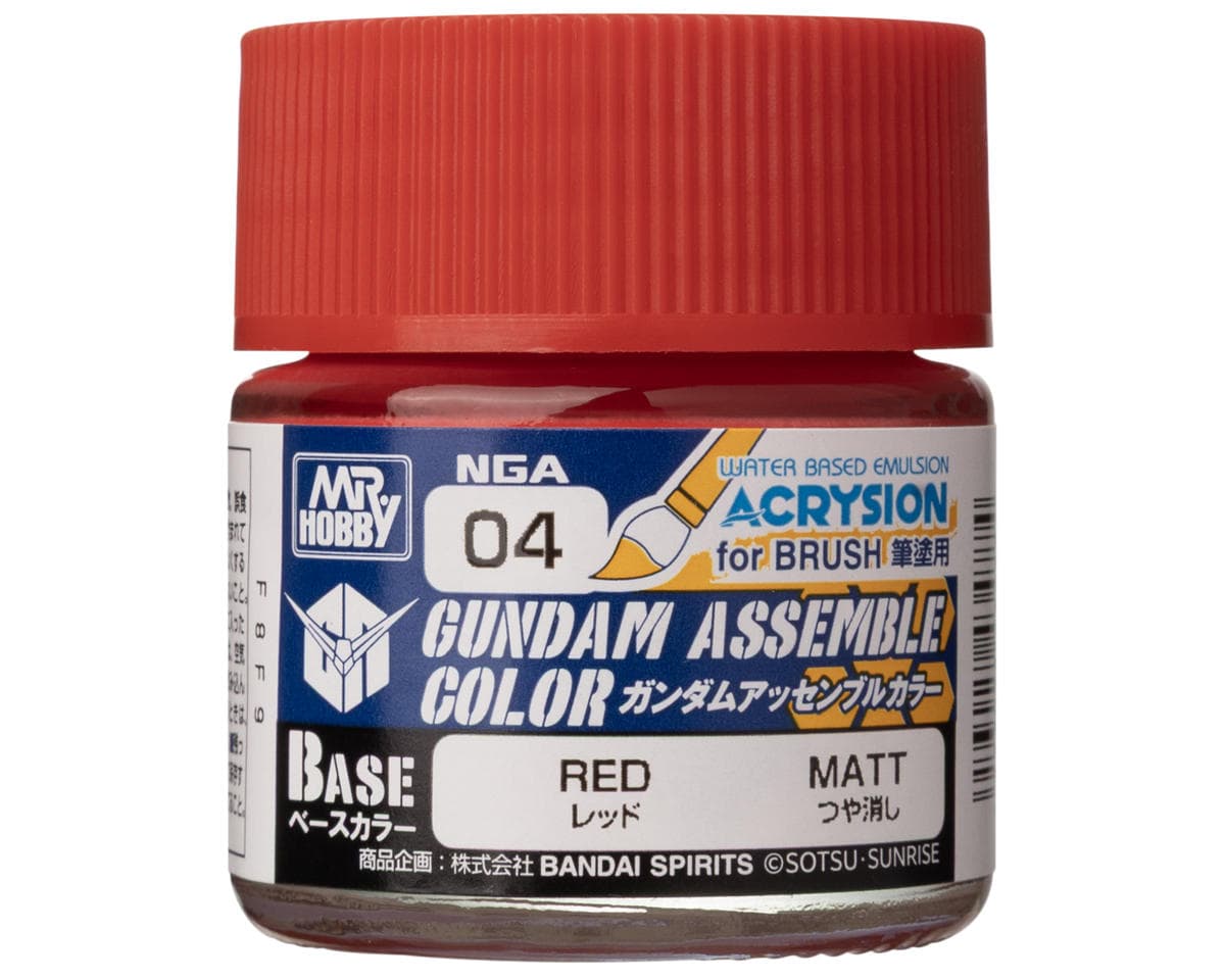 GSI Creos Mr. Hobby Gundam Assemble Color Base Acrysion Acrylic Paint (Red)