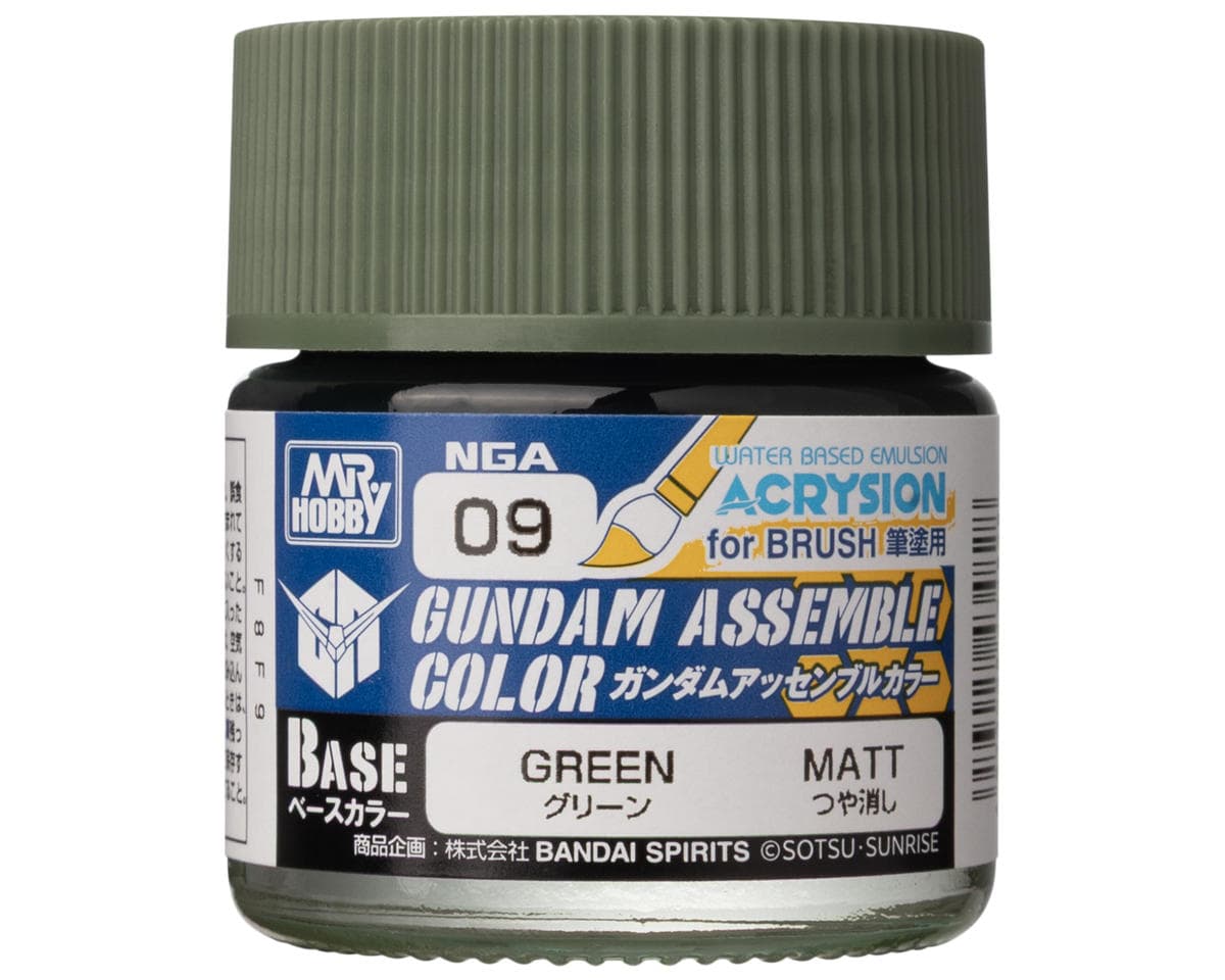 GSI Creos Mr. Hobby Gundam Assemble Color Base Acrysion Acrylic Paint (Green)