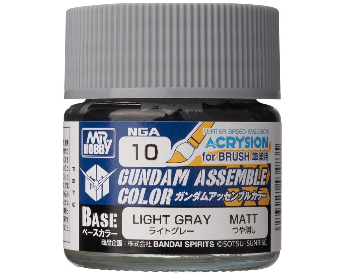 GSI Creos Mr. Hobby Gundam Assemble Color Base Acrysion Acrylic Paint (Light Grey)