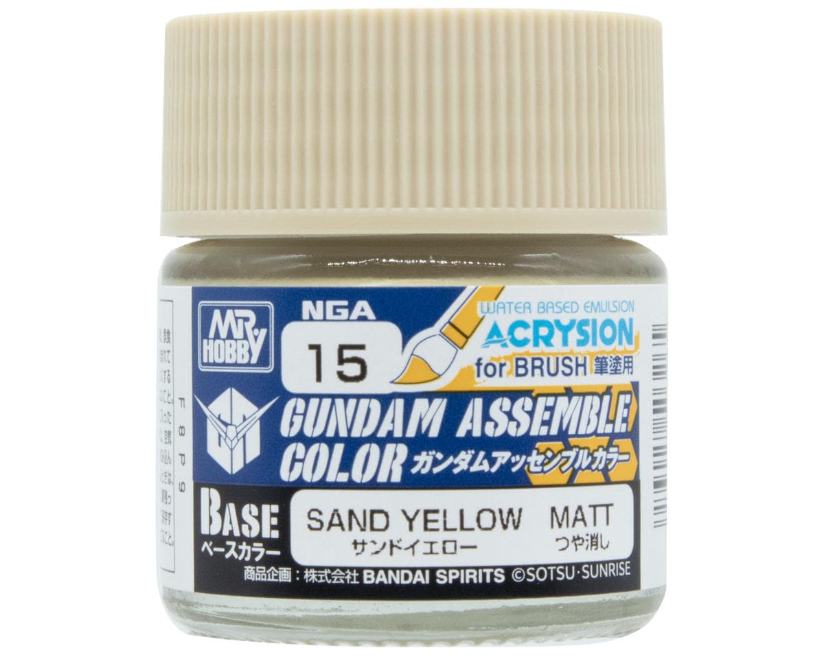 GSI Creos Mr. Hobby Gundam Assemble Color Base Acrysion Acrylic Paint (Sand Yellow)