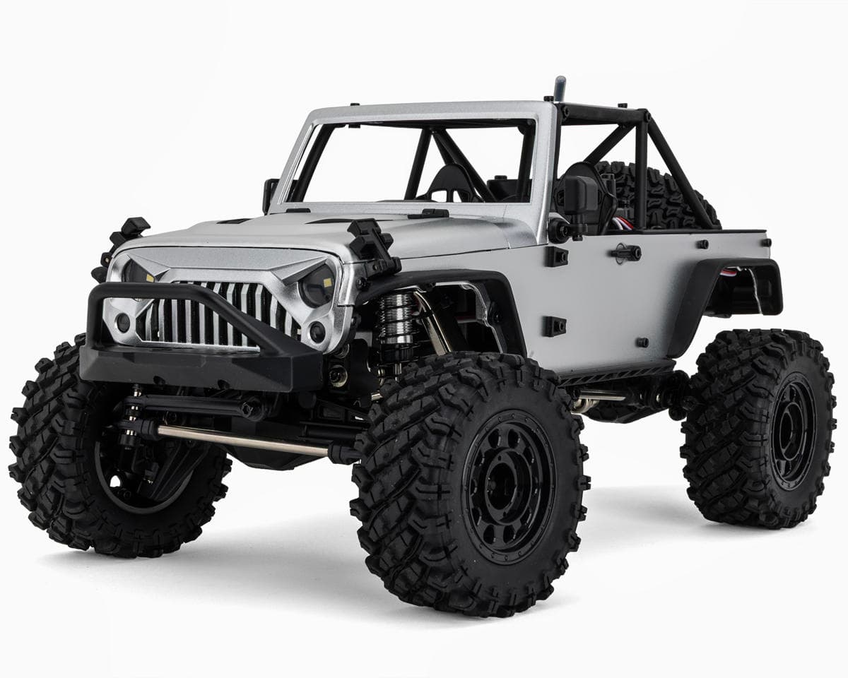 MJX HYPER GO H12Y+ 1/12 4WD RTR Brushless Scale Rock Crawler (Silver) (Sensored) w/2.4GHz Transmitter & Battery