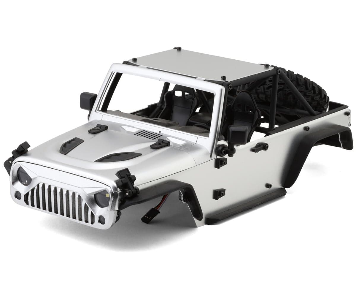MJX HYPER GO H12Y Pre-Painted Body Set (Silver) w/LED Lights