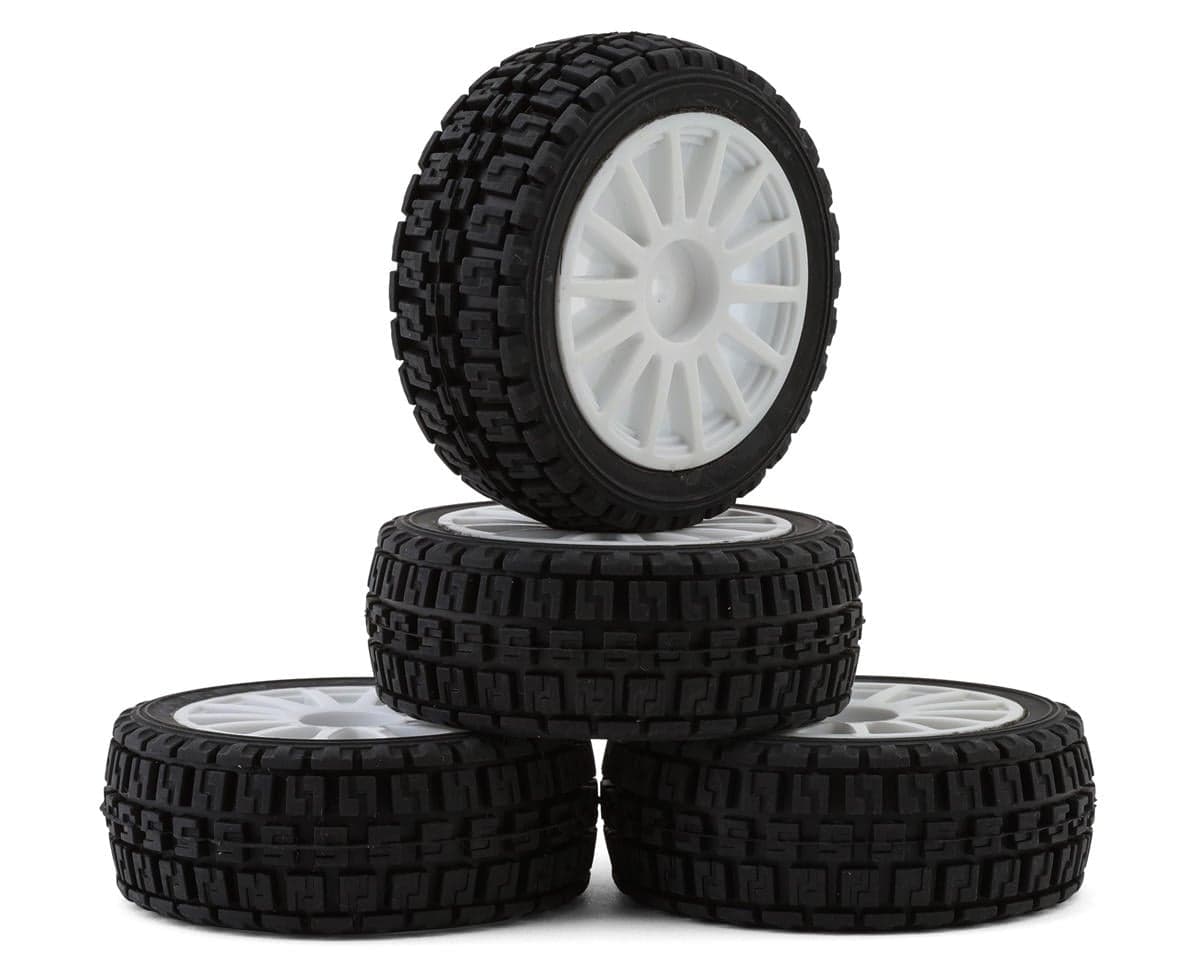 MJX HYPER GO 10303/10304 Pre-Mounted Tires (White) (4)