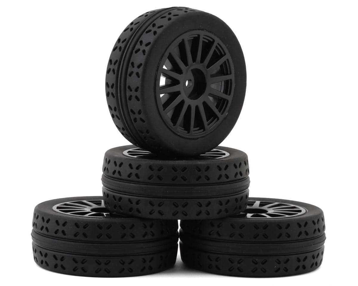 MJX HYPER GO 10304 Pre-Mounted Tires (Black) (4)