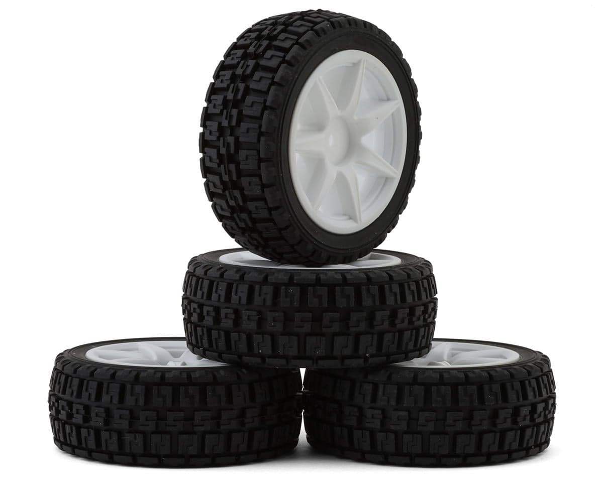 MJX HYPER GO 10306 Pre-Mounted Off-Road Tires (White) (4)