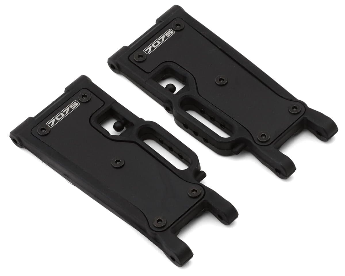 MJX HYPER GO 10210 Rear Lower Suspension Arms (2) w/7075 Aluminum Inserts