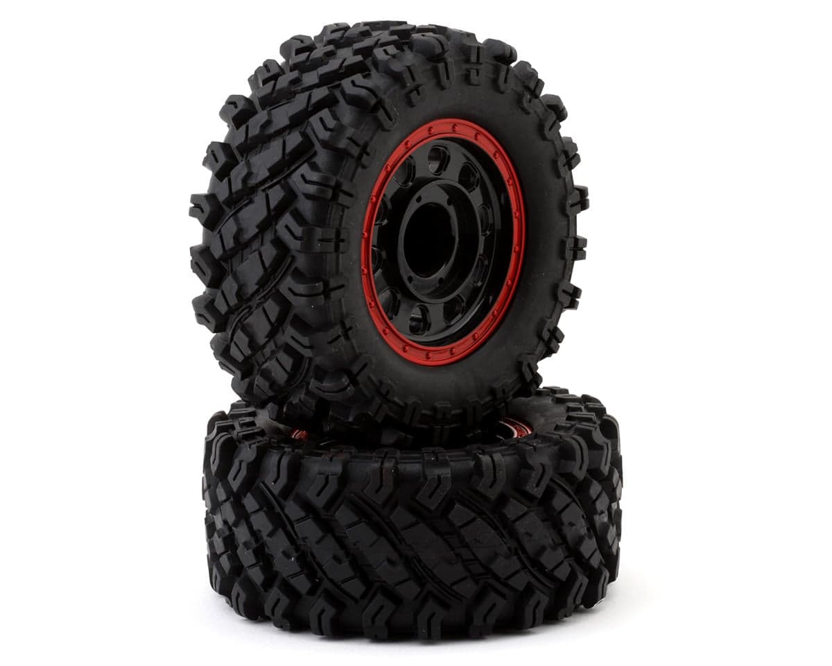 MJX HYPER GO H12P Pre-Mounted Tires (Black) (2)