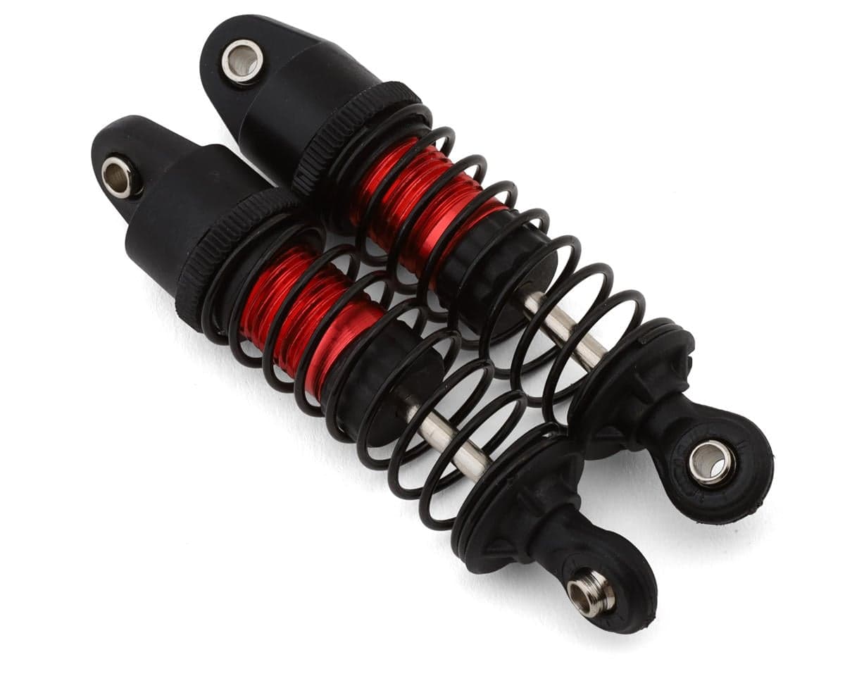 MJX HYPER GO 14207/14208 Front Threaded Aluminum Oil-Filled Shocks (Red) (2)