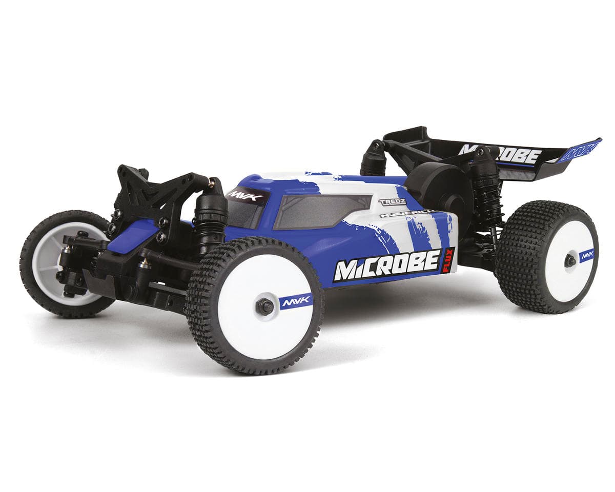 Maverick Microbe Flux 1/24 Brushless RTR 2WD Buggy (Blue) w/2.4GHz Radio, Battery & Charger