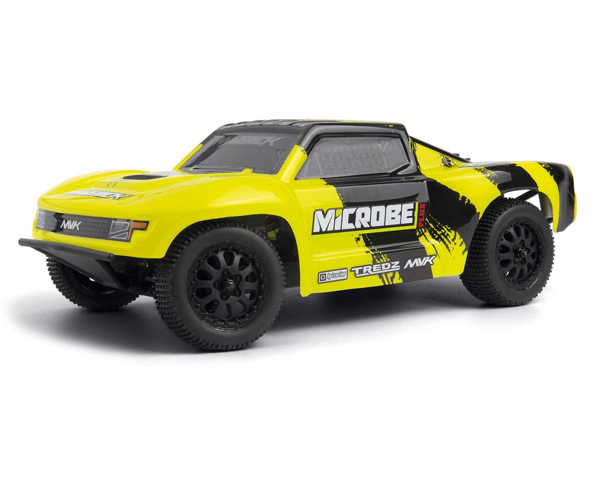 Maverick Microbe SC Flux 1/24 Brushless RTR 2WD Short Course Truck (Yellow) w/2.4GHz Radio, Battery & Charger