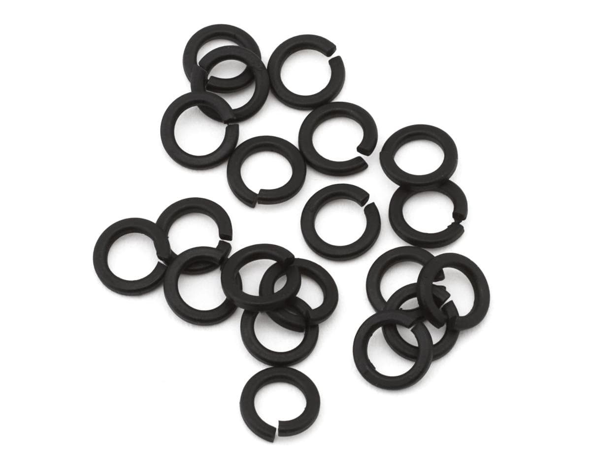 EcoPower 3mm "High Strength" Black Lock Washers (20)
