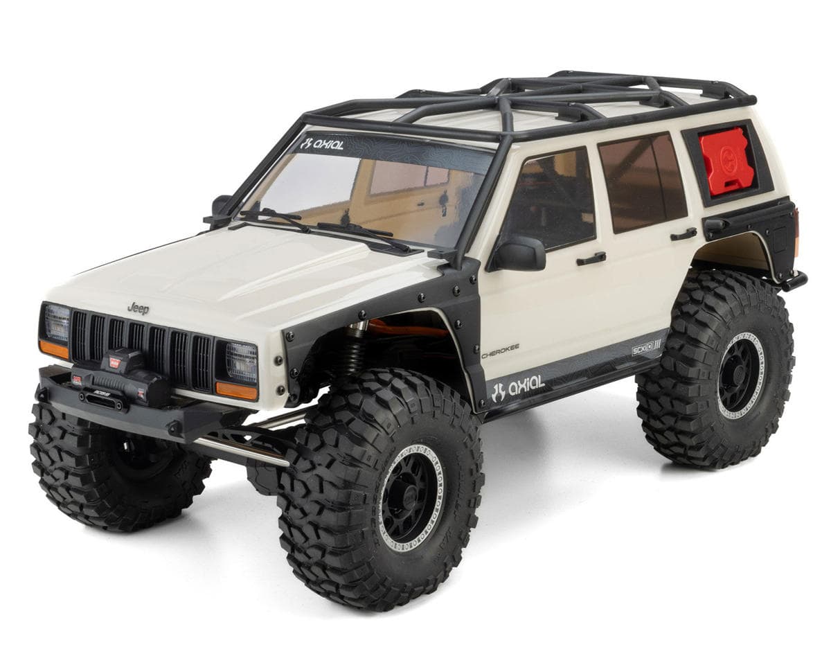 Axial SCX10 III Jeep Cherokee XJ 1/10 RTR 4WD Electric Trail Rock Crawler (Stone White) w/2.4GHz Radio