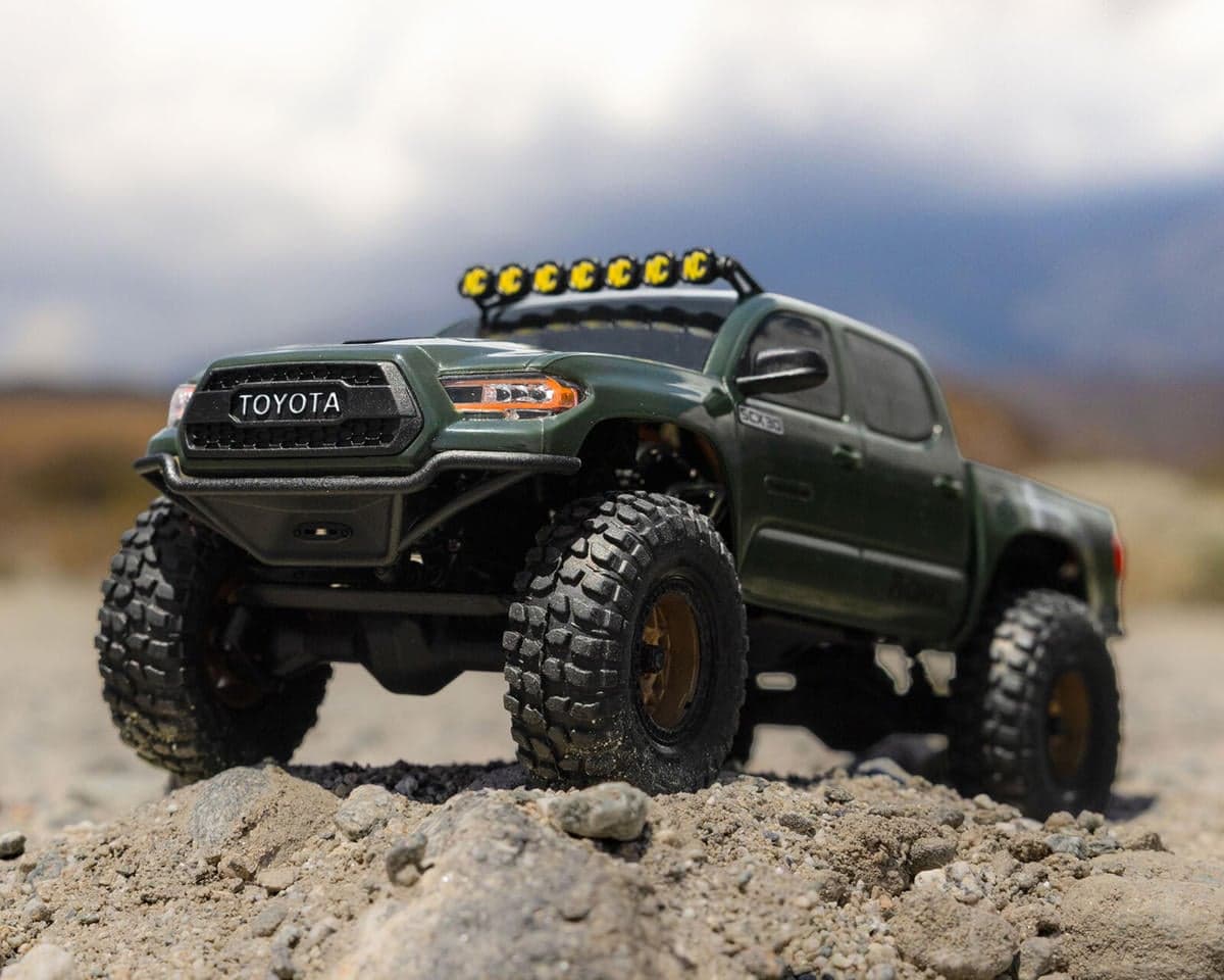 Axial SCX30 Toyota Tacoma TRD Pro 1/30 4WD RTR Scale Mini Crawler (Green) w/2.4GHz Radio, Battery & Charger