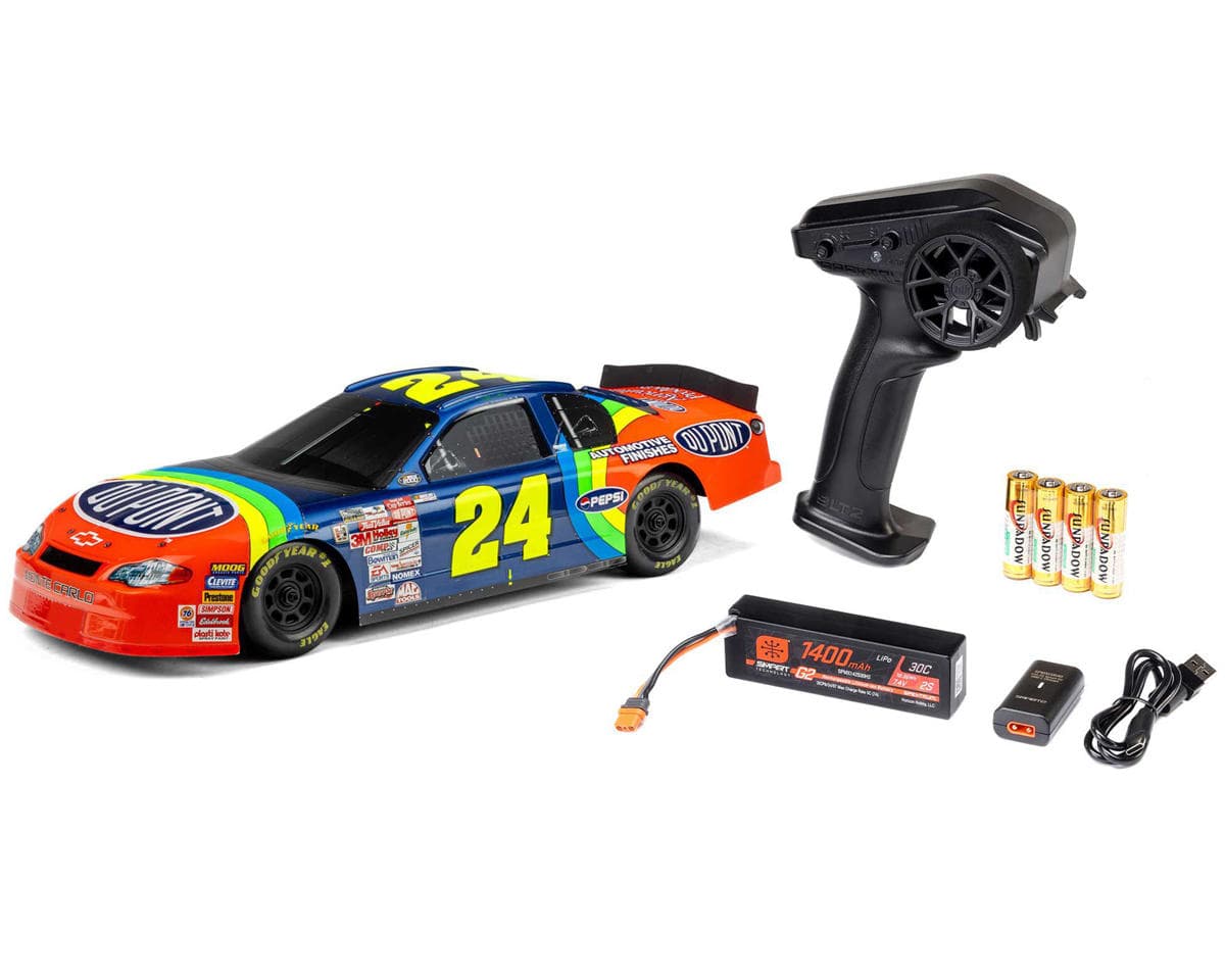 Losi NASCAR #24 Chevrolet Monte Carlo 1/12 2S AWD RTR On-Road Car (Jeff Gordon) w/2.4GHz Transmitter, Battery, & Charger