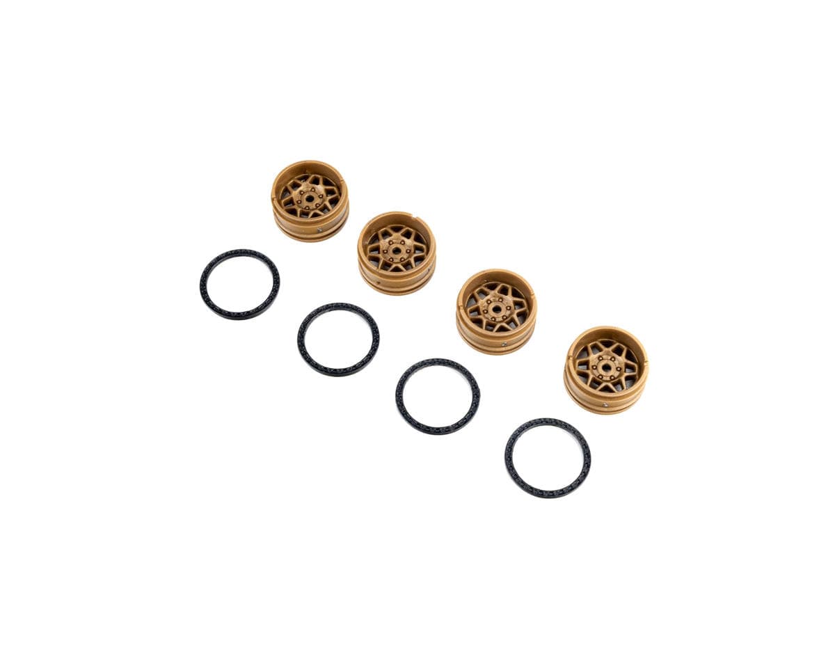 Pro-Line Axial SCX30 0.7" KMC Torx Wheels w/Bead Rings (Bronze) (4)