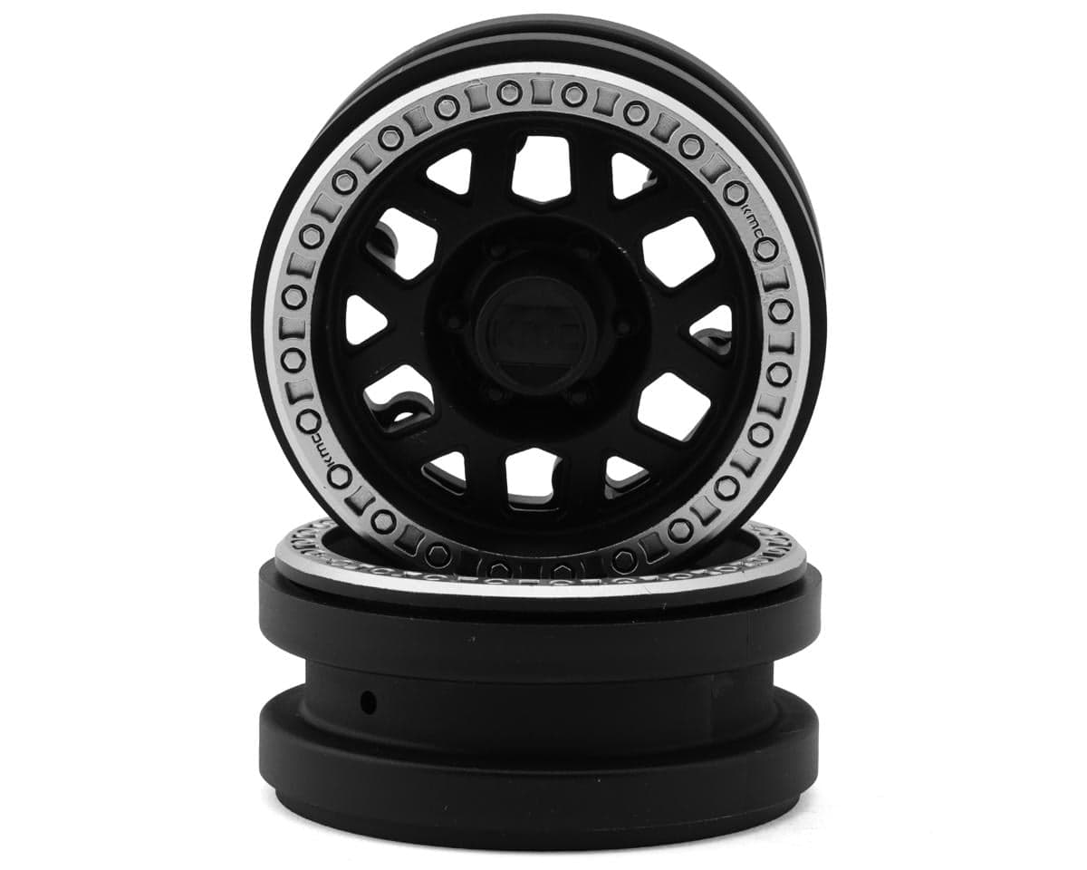 Axial SCX10 III 1.9" KMC Mesa Composite Beadlock Wheels (Black) (2)