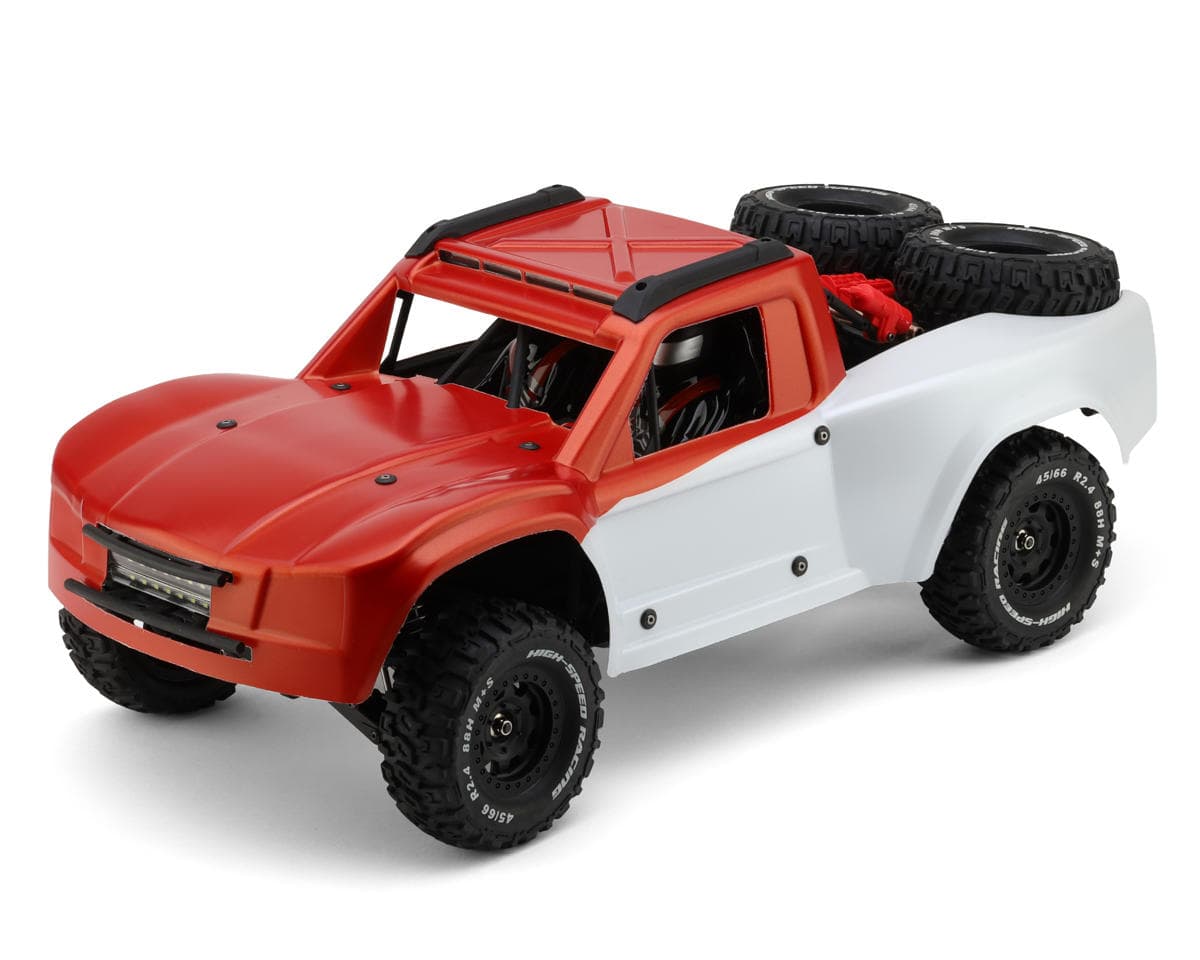 UDI RC Sierra Max 1/10 All-Terrain Brushless 4x4 Short Course Desert Truck (Red/White) w/2.4GHz Dumbo RC Transmitter