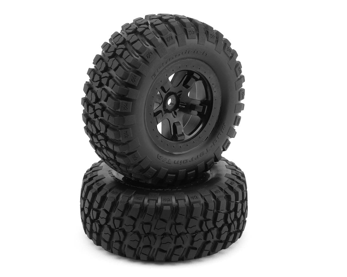 Traxxas Slash BFGoodrich Mud-Terrain™ T/A® KM2 Pre-Mounted Tires (2) (Black)