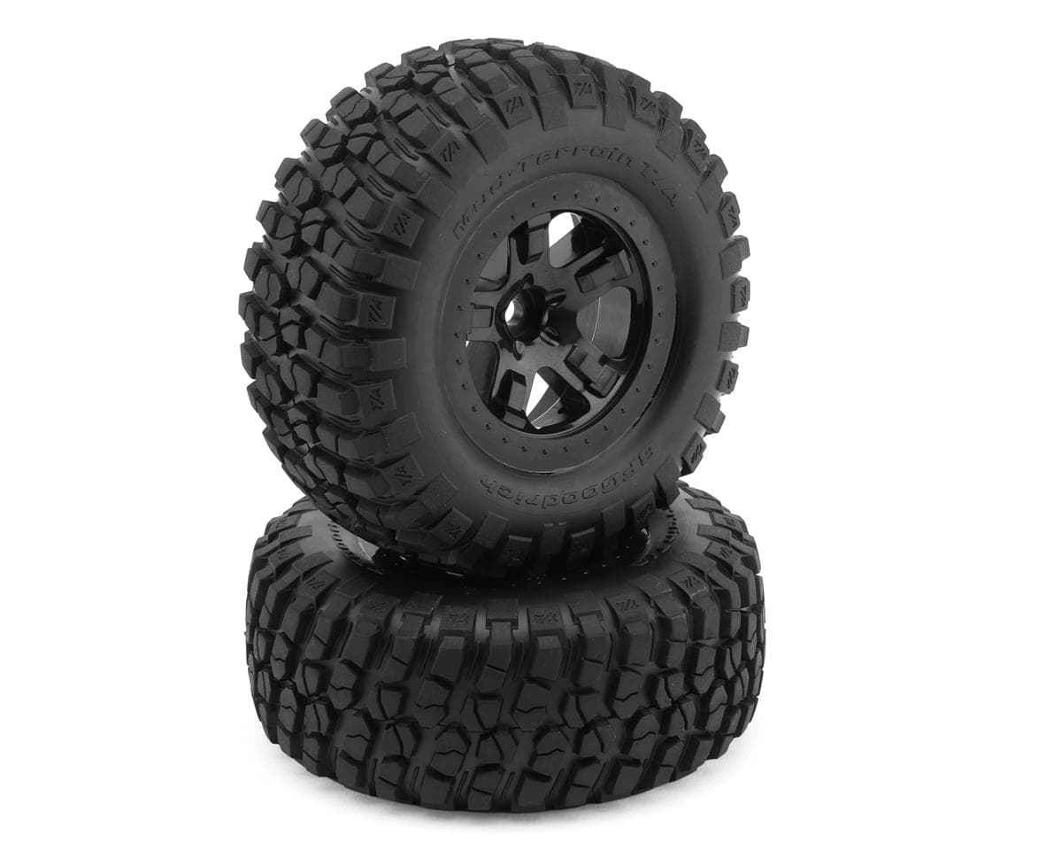 Traxxas Slash 2WD Front BFGoodrich Mud-Terrain™ T/A® KM2 Pre-Mounted Tires (2) (Black)