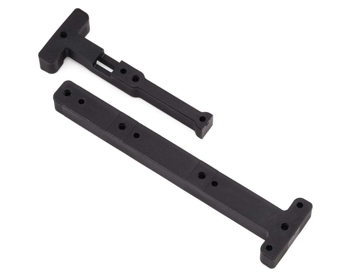 XRAY XB4 Composite Front & Rear Chassis Brace Set (Narrow) (Graphite)