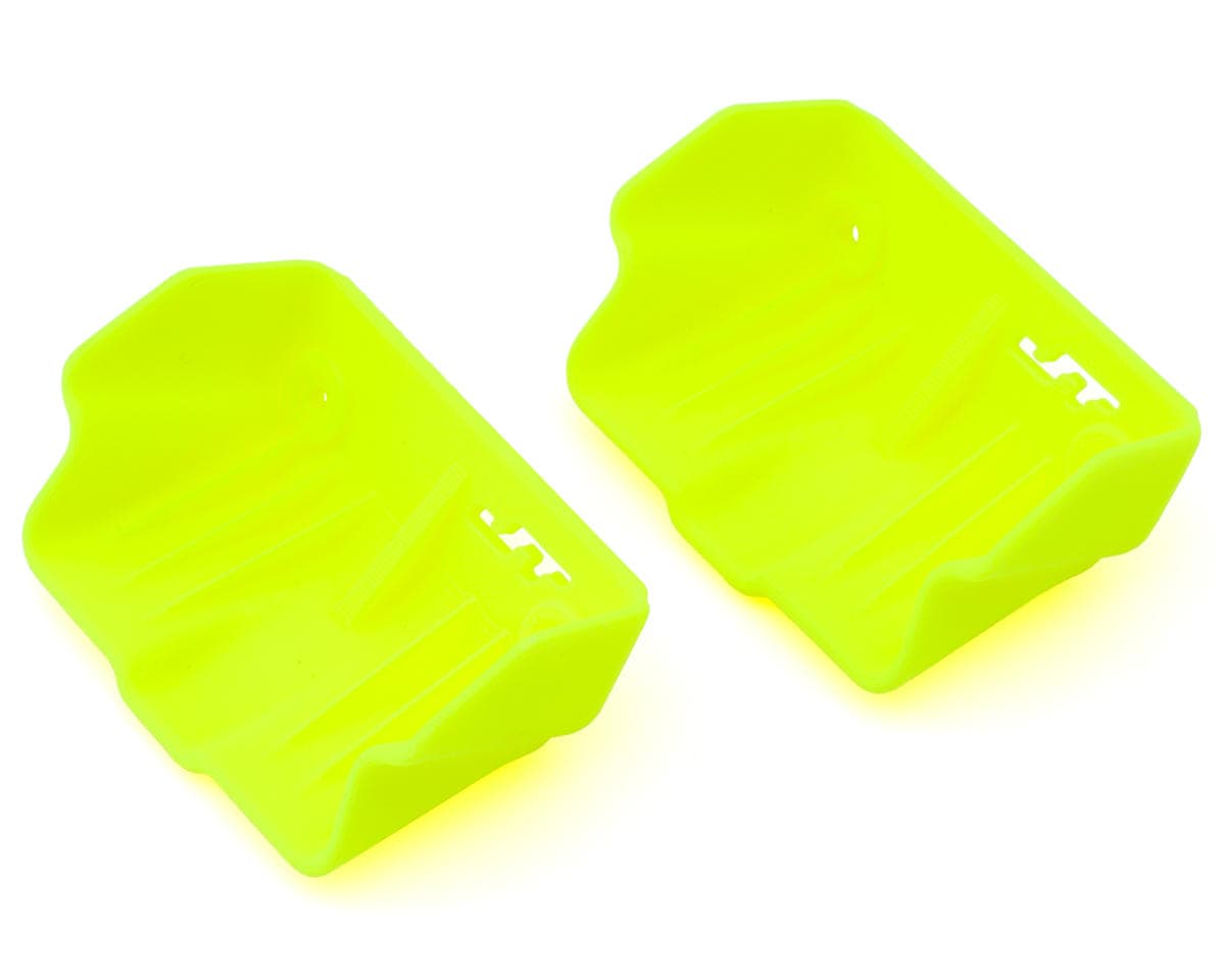 J&T Bearing Co. Tekno RC Aerovex 1/8 Truggy Front Nose Wings (Flo Yellow) (2)
