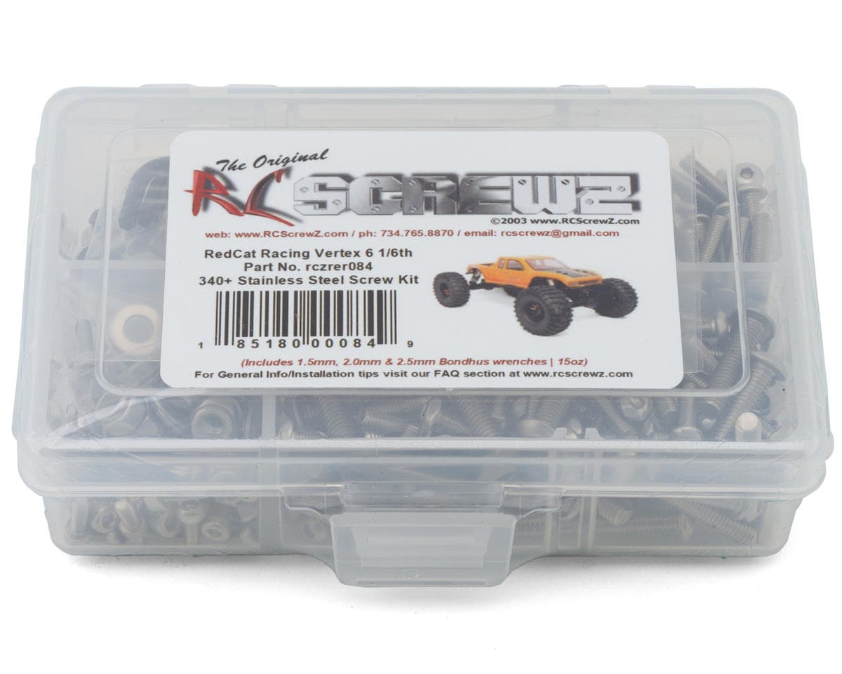 RC Screwz Redcat Vertex-6 Stainless Steel Screws Kit