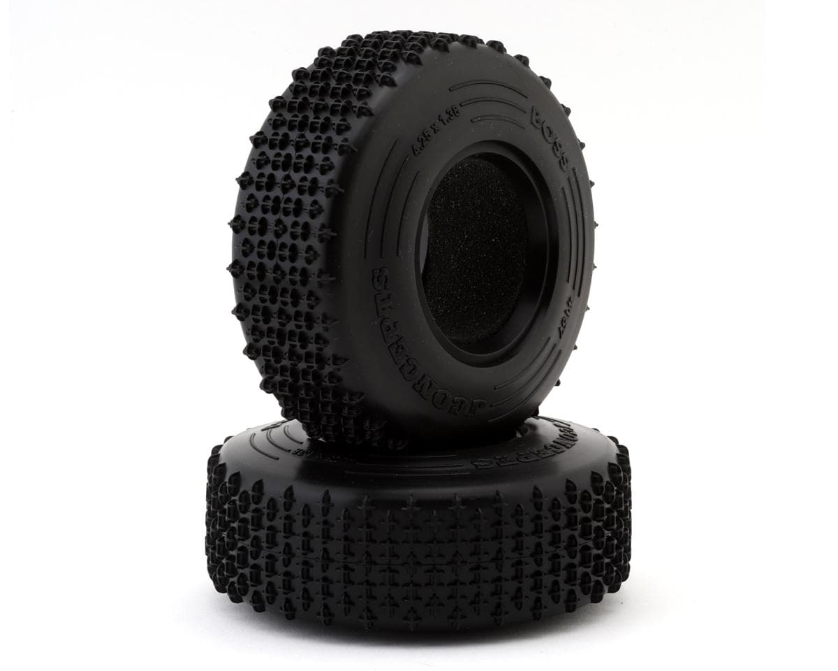JConcepts Boss 1.9" All Terrain Comp Rock Crawler Tires (2) (4.25” OD) (Green)