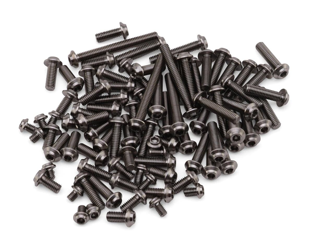 1UP Racing TLR 22X-4 2.0 AC Pro Duty Titanium Upper Screws Set (107)